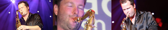 Saxofonist Arnout Bronkhorst