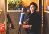 Roxeanne Hazes in onze opnamestudio